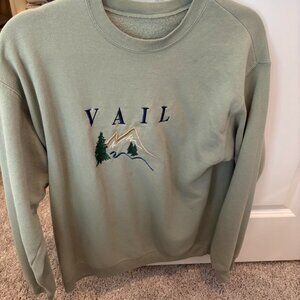 Women's Green and Khaki Sweatshirt